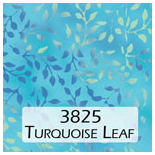 3825 Turquoise Leaf