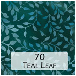 70 Teal Leaf